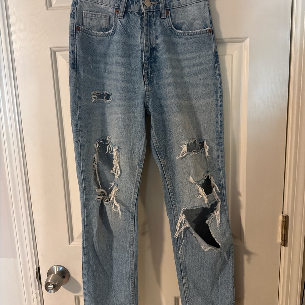 Zara Light Blue Denim Jeans